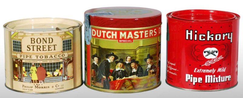 Appraisal: Lot of Tobacco Tins Description Includes one Dutch Master one