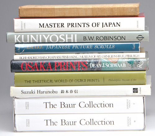 Appraisal: JAPANESE PRINT ART BOOKS The Baur Collection Japanese Prints Matthi