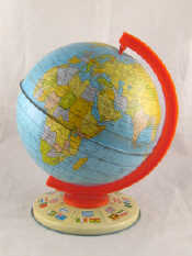 Appraisal: A Chad Valley tinplate terrestrial globe cm diameter