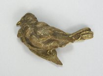 Appraisal: Louis Th ophile Hingre French - Gilt bronze paperweight of