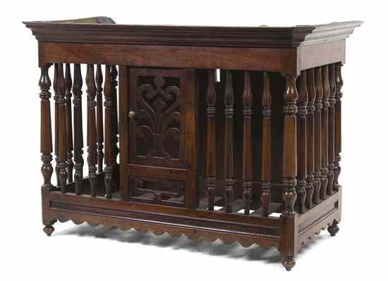 Appraisal: A French Provincial Panetiere having a single door with anthemion