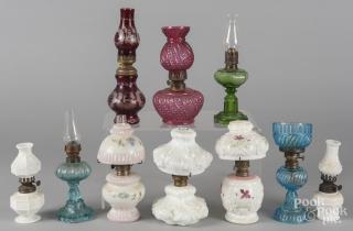 Appraisal: Twelve assorted fairy lamps