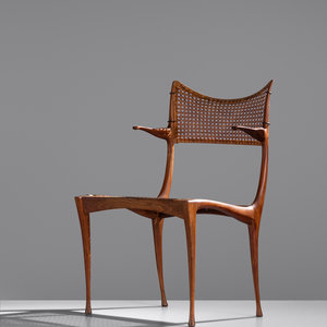 Appraisal: Dan Johnson - 'Gazelle' Side Chair model WDan Johnson Studio