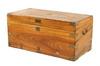 Appraisal: CAMPHOR CHEST - th c brass bound camphor wood chest