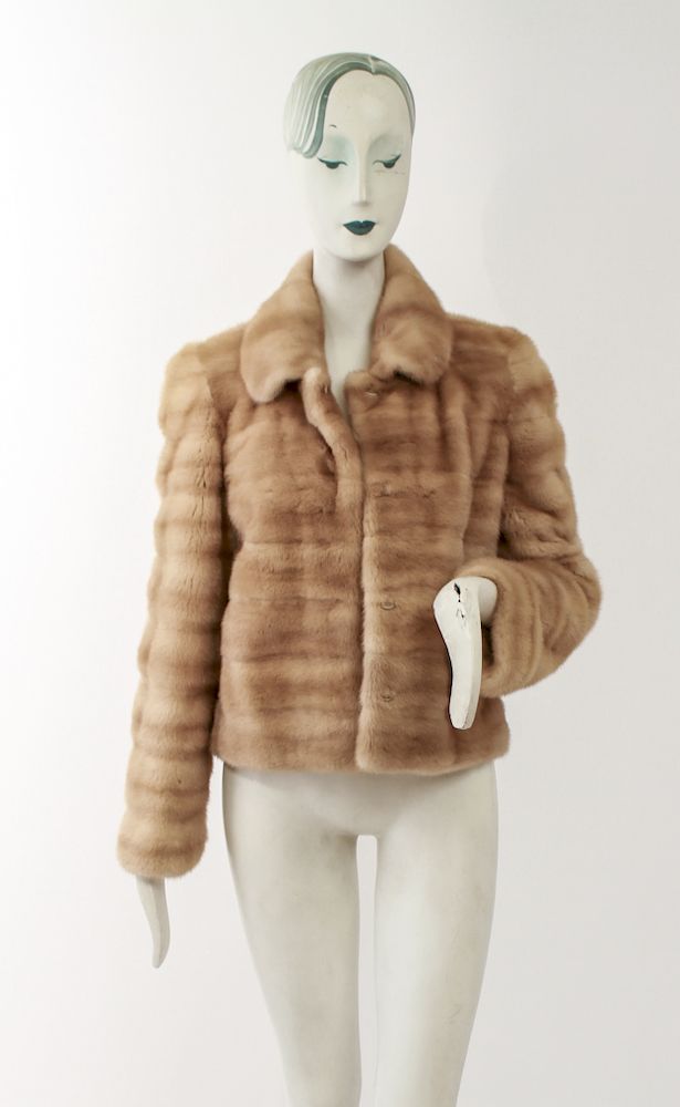 Appraisal: Ladies' Blonde Mink Fur Jacket Coat Ladies' blonde mink fur