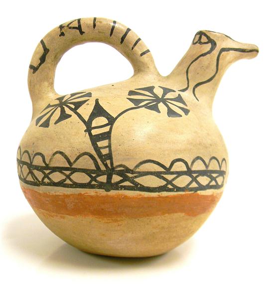 Appraisal: TRIBAL Tesuque Pueblo of the Tewa New Mexico pottery water