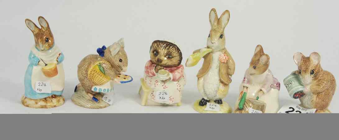 Appraisal: Royal Albert Beatrix Potter Figures Hunca Munca Sweeping Hunca Munca