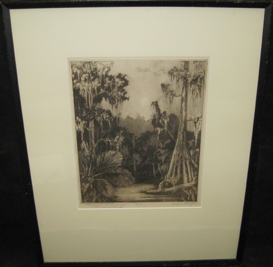 Appraisal: H Alvin Sharpe American New Orleans Mid- th Century A