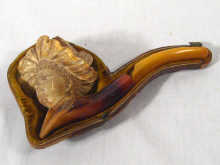 Appraisal: A meerschaum pipe of a Victorian lady some damage to