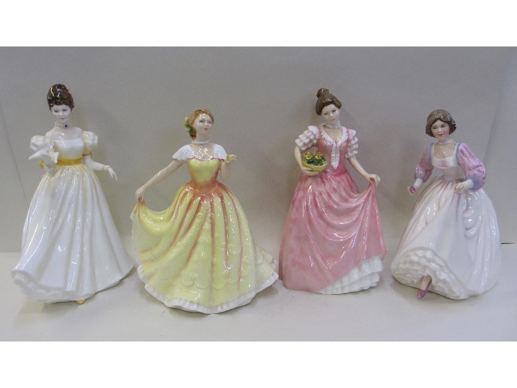 Appraisal: Four Royal Doulton figures Ashley HN Miss Kay HN Deborah