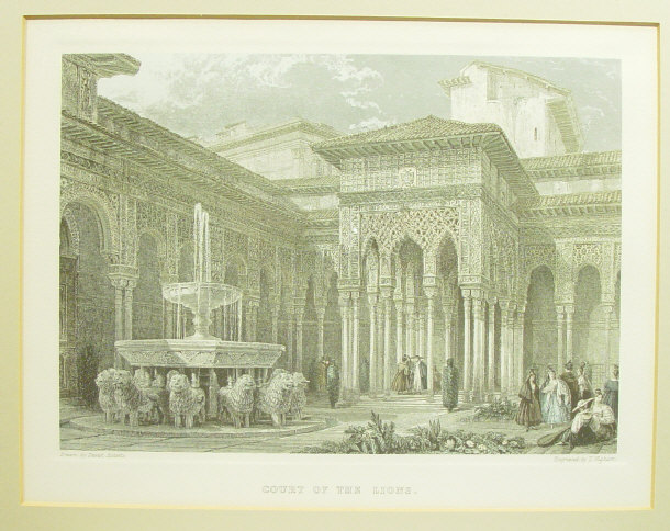 Appraisal: After David Roberts - five colour engravings depicting views of