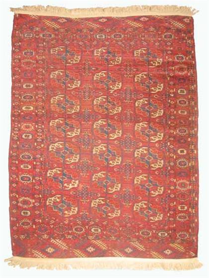 Appraisal: Two Tekke Turkoman rugs west persia circa late th century