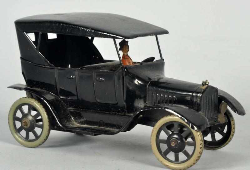 Appraisal: Tin Litho Bing Sedan Touring Car Wind-Up Toy German Working