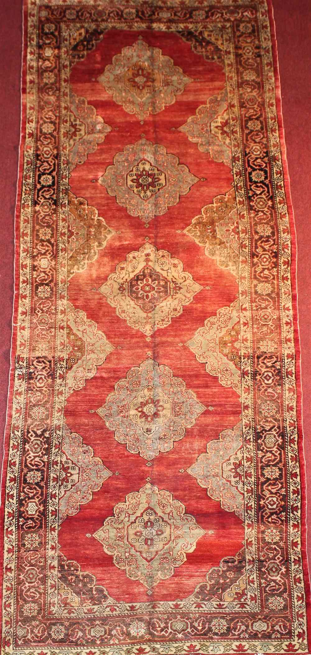 Appraisal: TURKISH RUG approx ' '' x ' '' retail tag