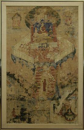 Appraisal: Large Southeast Asian Thanka in x in