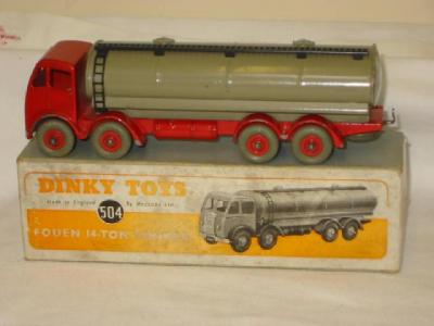 Appraisal: Foden ton tanker in red and grey boxed F-G