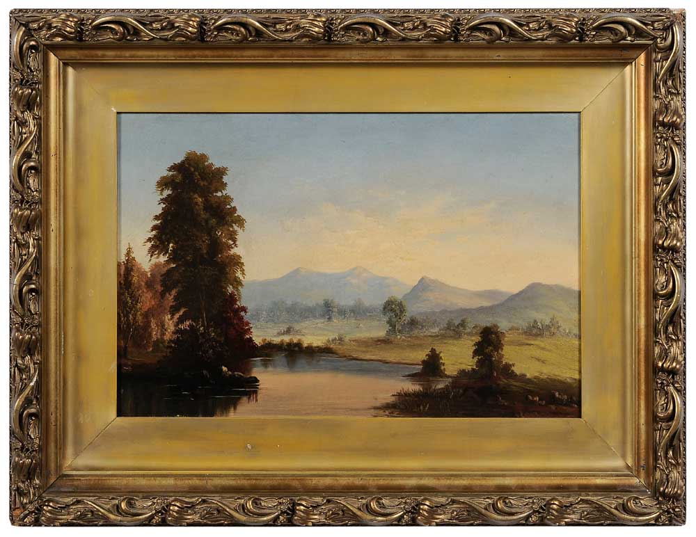 Appraisal: American School late th early th century Mountain Landscape unsigned