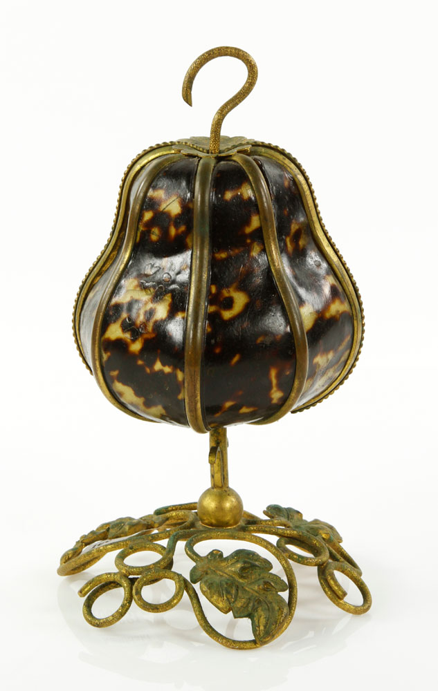 Appraisal: - th C English Perfume Holder th century English pear-shaped