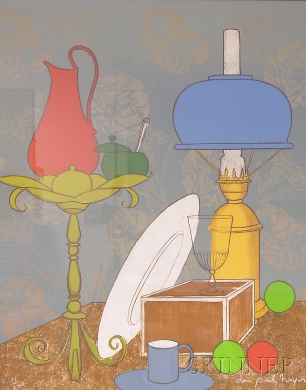 Appraisal: Denis Paul Noyer French b Table Still Life Signed denis