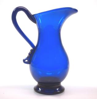 Appraisal: Free An early th century free-blown glass creamer probably Pittsburgh