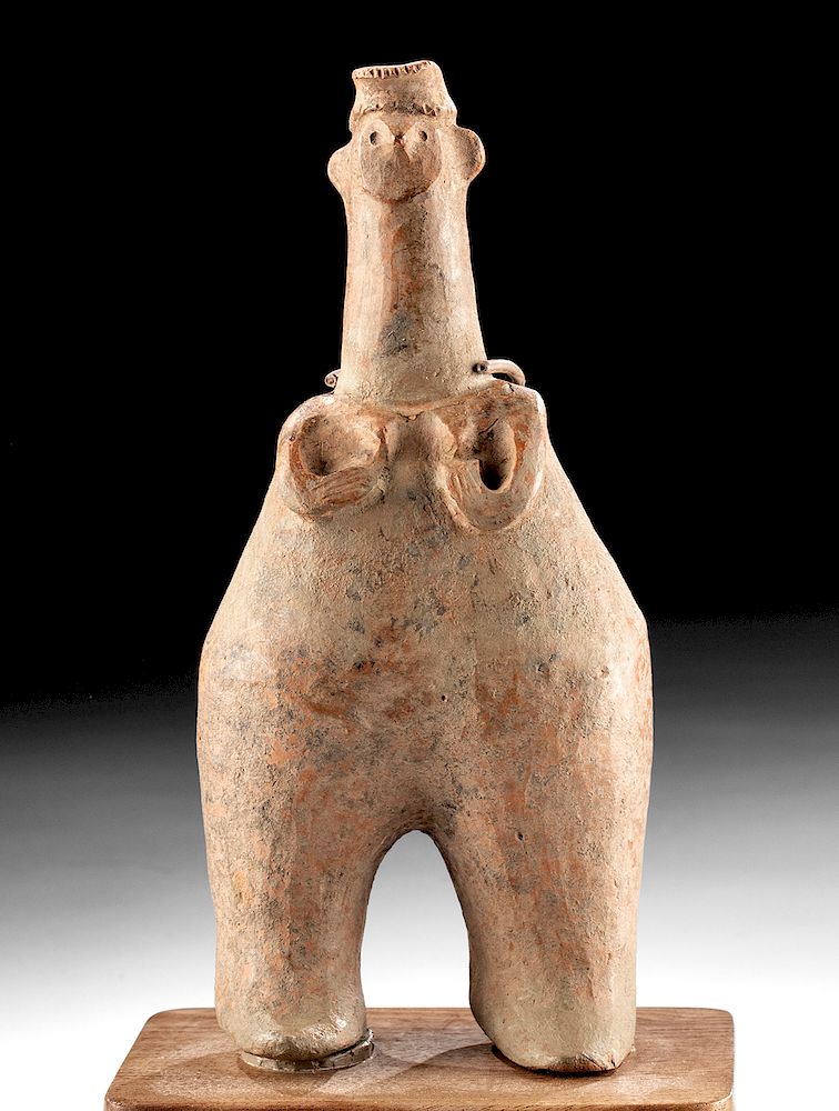 Appraisal: Amlash Terracotta Steatopygous Figural Vessel TL'd Ancient Near East northwestern