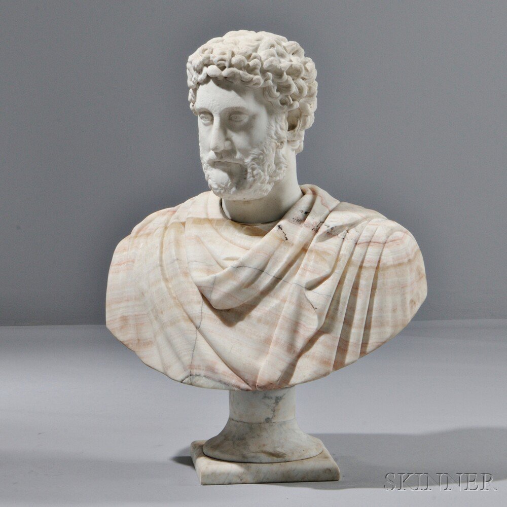 Appraisal: Italian Marble Bust Italy th century after the antique depicting