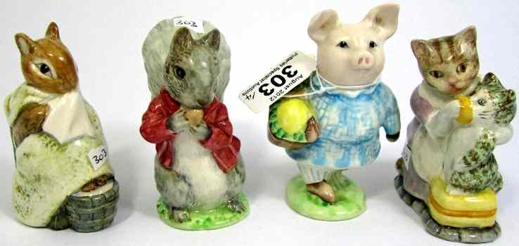 Appraisal: Beswick Beatrix Potter Figures Little Pig Robinson Tabitha Twitchett and