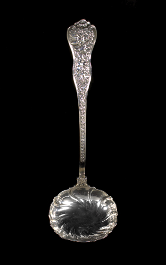 Appraisal: Tiffany Sterling Silver Olympian Ladle the pattern introduced in this