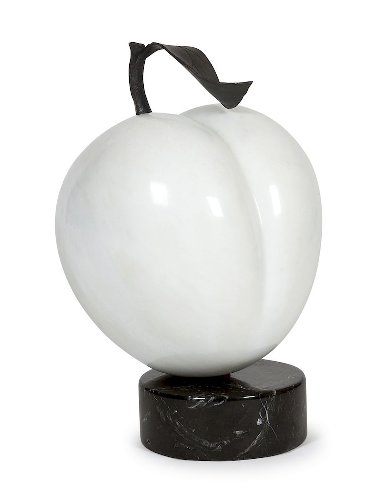 Appraisal: A Contemporary French Marble and Bronze Sculpture Height inches A