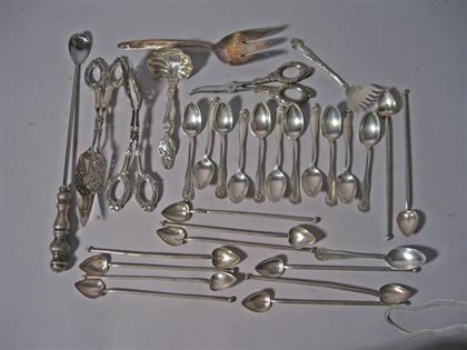 Appraisal: Thirty-Two piece Group of Assorted Sterling and Silverplate Flatware Including