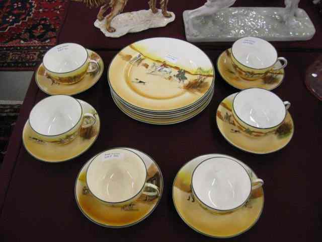 Appraisal: pcs Royal Doulton Equestrian China similar to coaching days but