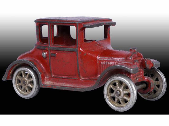 Appraisal: Lot of Cast Iron Arcade Model A Coupe Toys Description