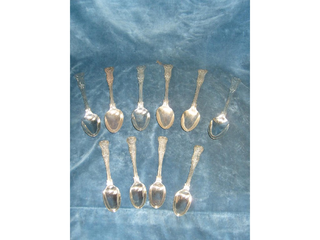 Appraisal: A suite of silver shell patterned cutlery by George Angell