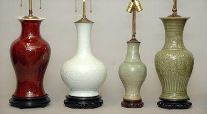 Appraisal: Group of Four Lamps