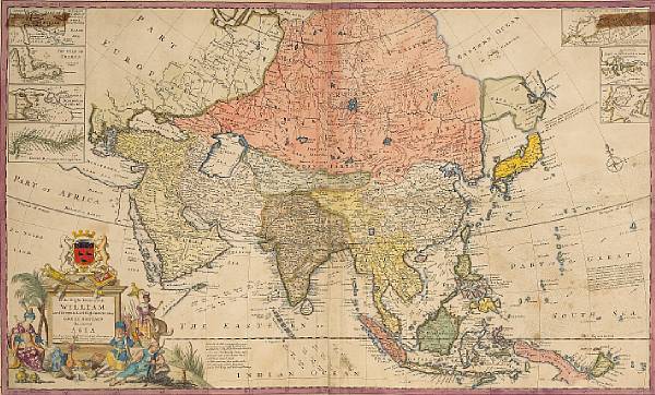 Appraisal: Maps amp Travel Literature Map of Asia London for Herman