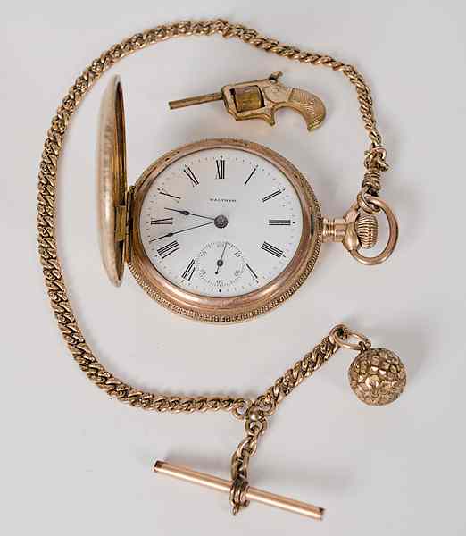 Appraisal: Waltham Pocket Watch Plus American a Waltham pocket watch marked