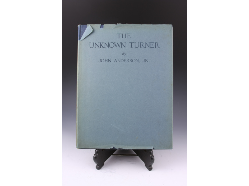 Appraisal: Vintage Art Reference Book Anderson John Jr The Unknown Turner