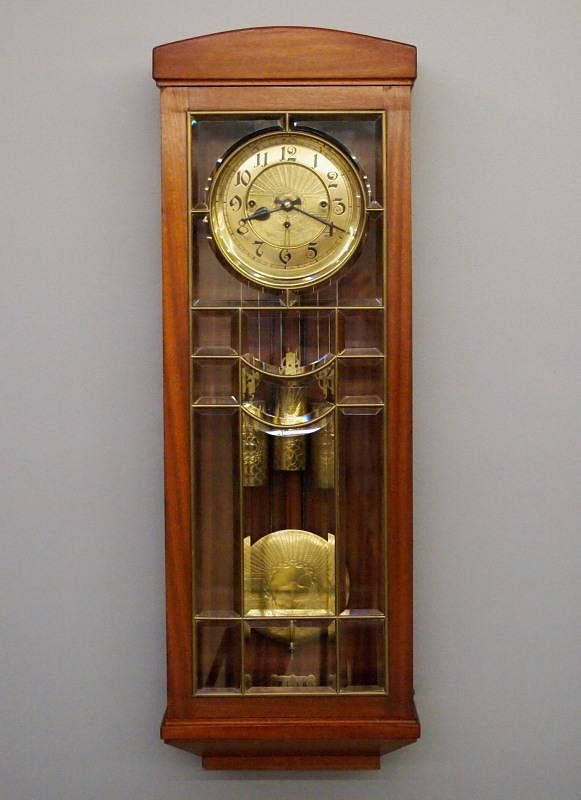 Appraisal: wt Vienna Regulator A late th century Gustav Becker -weight