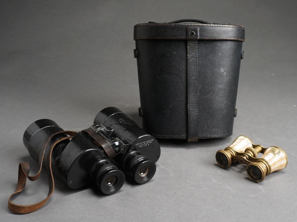 Appraisal: BAUSCH LOMB X NAVAL BINOCULARS IN LEATHER CASE AND A