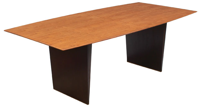 Appraisal: Edward Wormley dining table by Dunbar rectangular Tawi wood top