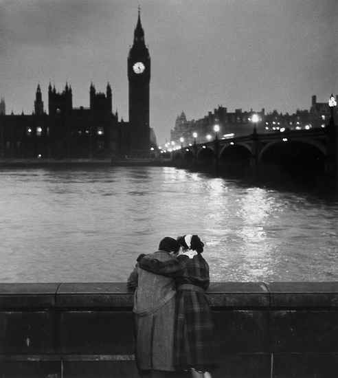 Appraisal: Thurston Hopkins b Lovers of London Gelatin silver print printed