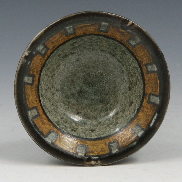 Appraisal: SEG Paul Revere Pottery Miniature Bowl - Mint Saturday Evening