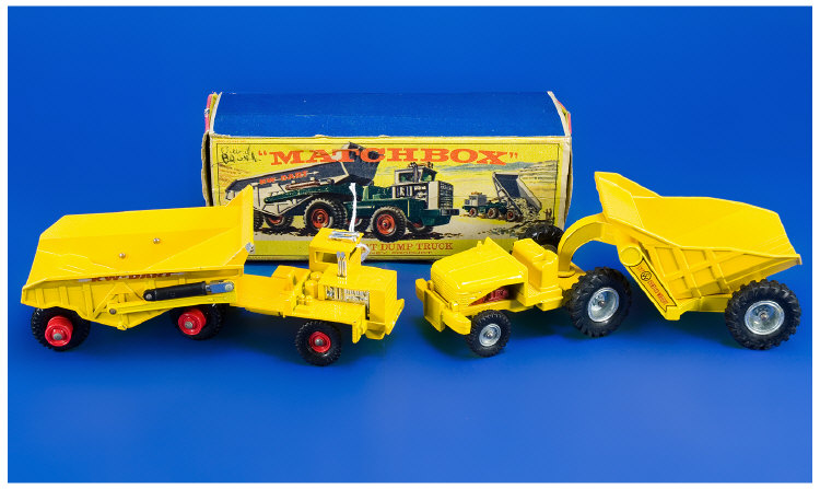 Appraisal: Diecast Models Matchbox K- Dumper Truck Yellow Body KW Dart