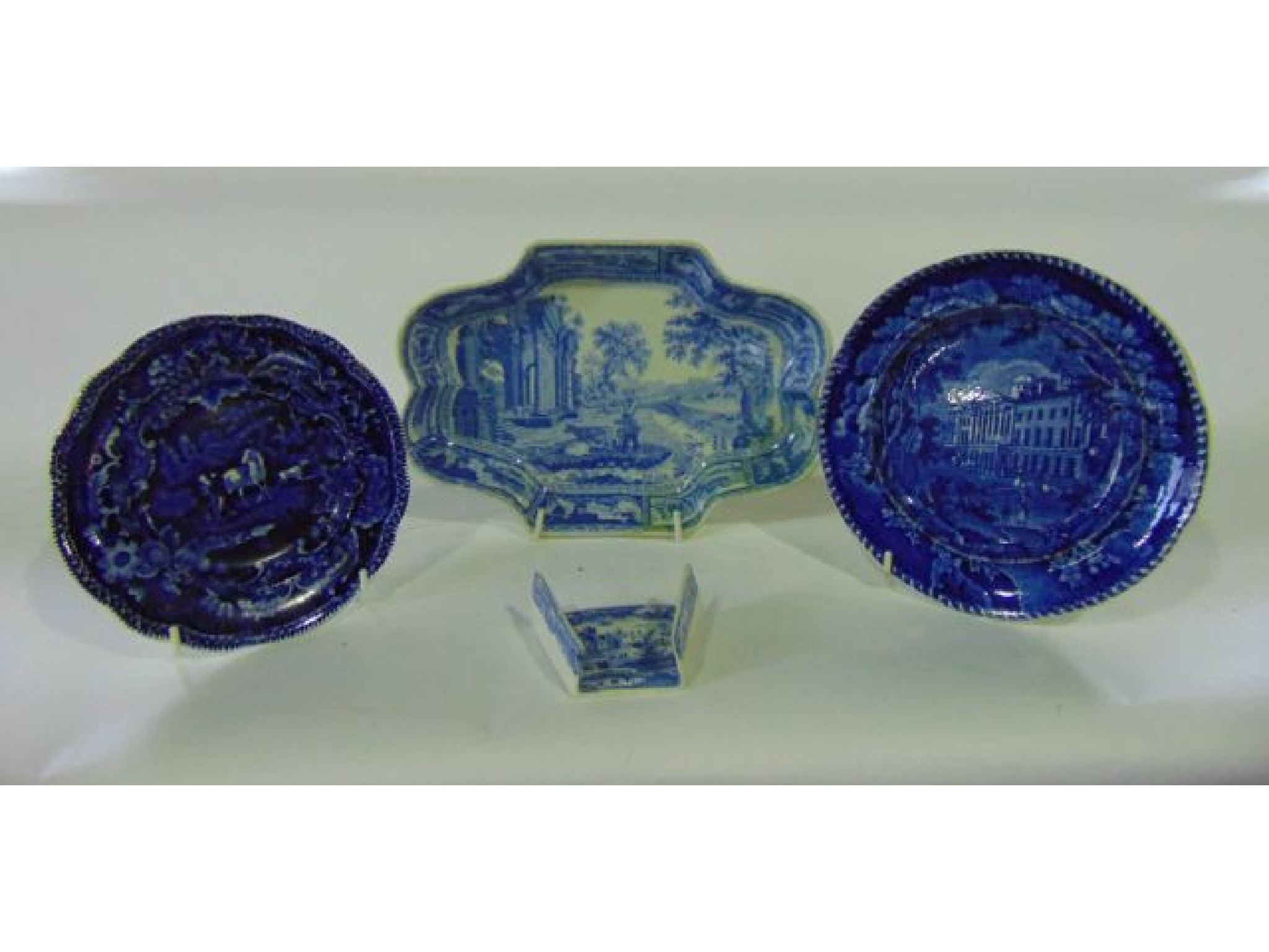 Appraisal: A small collection of th century blue and white printed