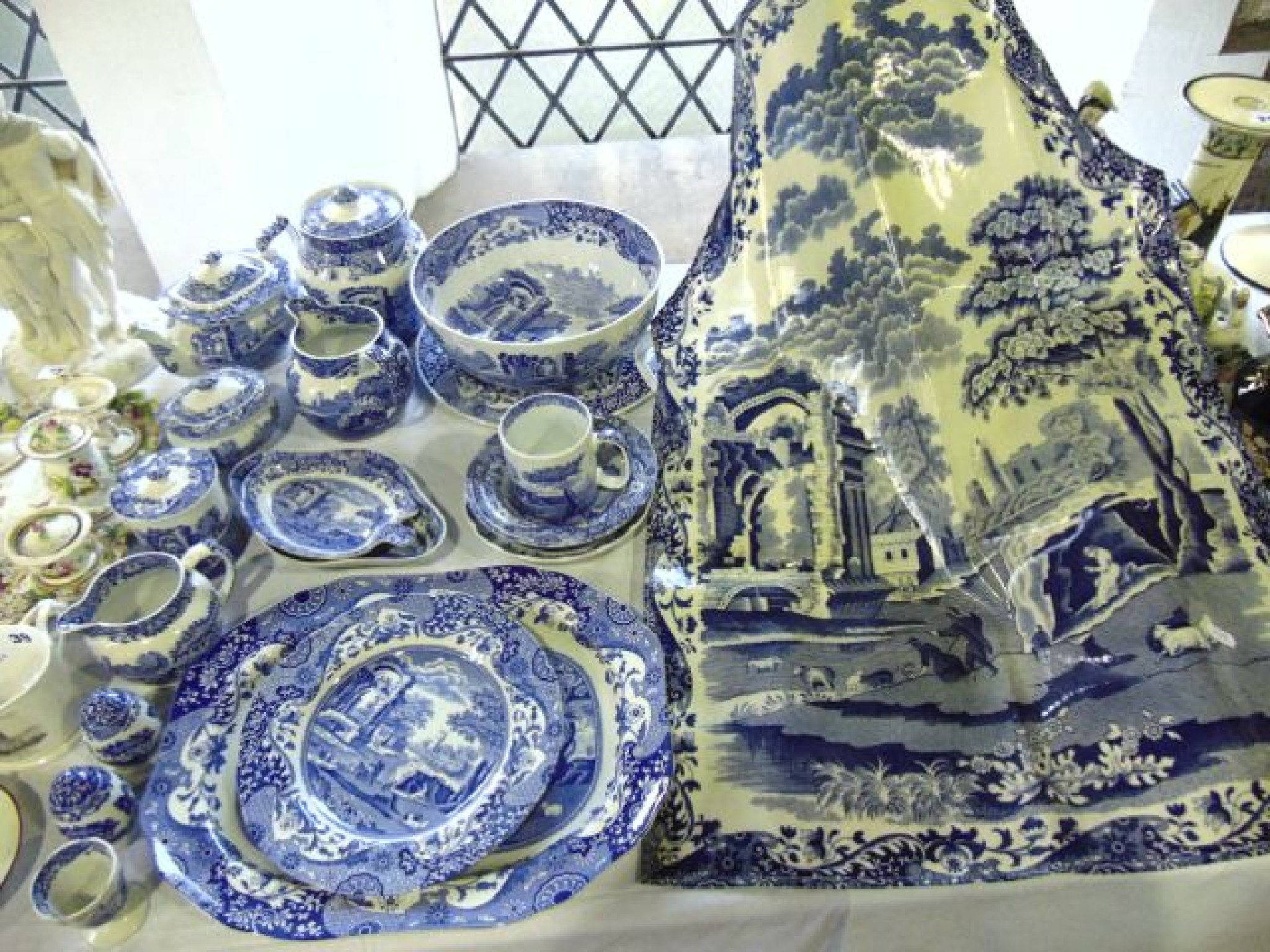 Appraisal: A collection of Copeland Spode blue and white printed Italian