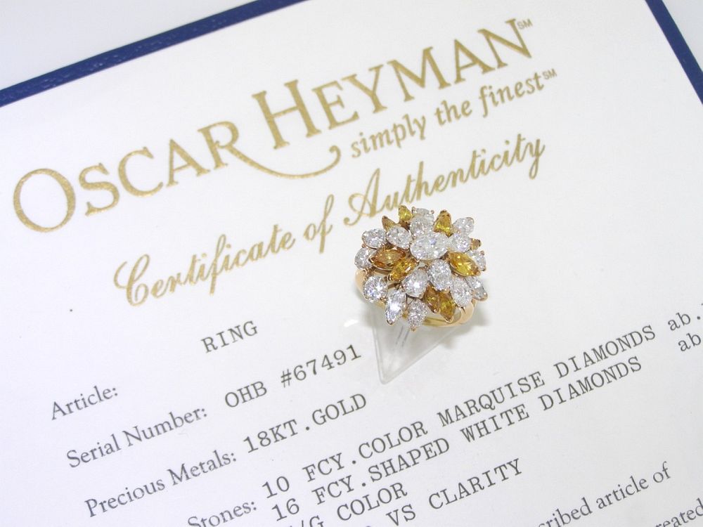 Appraisal: Oscar Heyman ct Circa Retail Magnificent Rare Vintage Dated Oscar