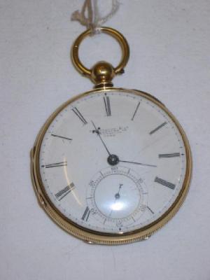 Appraisal: AN CT GOLD POCKET WATCH by Penlington Co Liverpool No