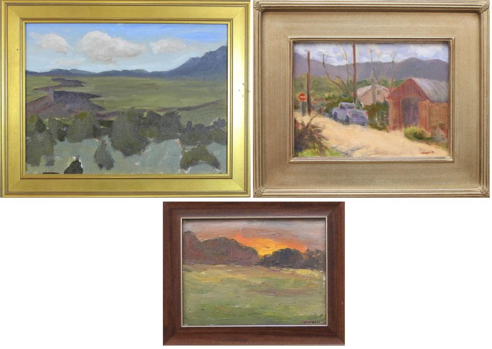 Appraisal: ROBERT W WORNALL Arizona Missouri - three oils on board