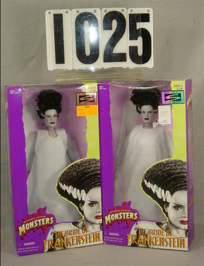 Appraisal: Lot of Monsters The Bride of Frankenstein Dolls Hasbro Estimate