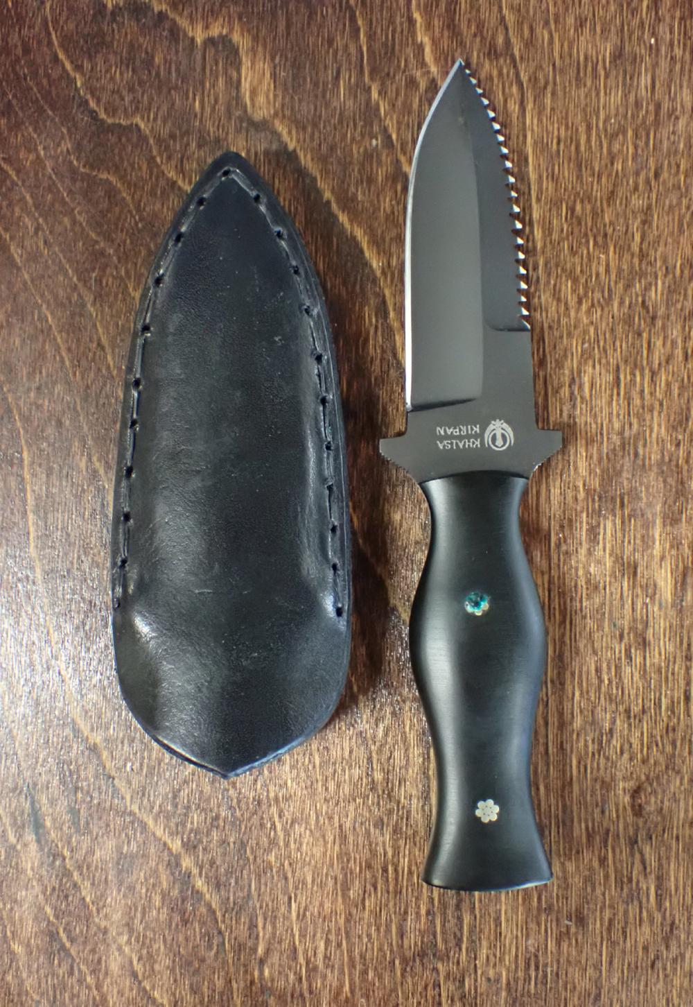 Appraisal: BOOT DAGGER BY KHALSA JOT SINGH having double edge matte